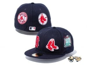 MLB All Over Hits 59Fifty Fitted Cap Collection by MLB x New Era RedSox