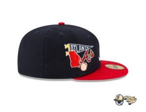 MLB City Patch 59Fifty Fitted Cap Collection by MLB x New Era Braves