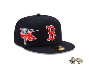 MLB City Patch 59Fifty Fitted Cap Collection by MLB x New Era RedSox