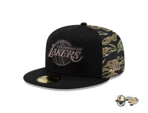 NBA Camo Panel 59Fifty Fitted Cap Collection by NBA x New Era Lakers