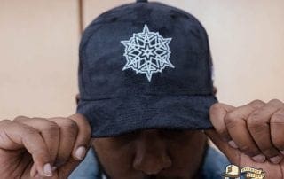 Snowflake Navy 59Fifty Fitted Hat by Dionic x New Era