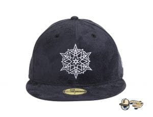 Snowflake Navy 59Fifty Fitted Hat by Dionic x New Era Front