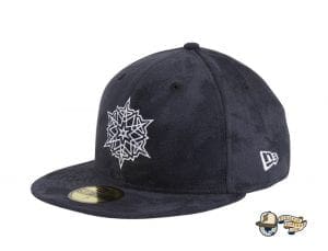 Snowflake Navy 59Fifty Fitted Hat by Dionic x New Era Left