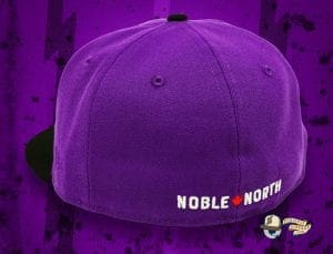 Dino Egg Purple Black 59Fifty Fitted Cap by Noble North x New Era Back