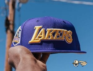Los Angeles Lakers 2020 Finals Champions 59Fifty Fitted Hat Collection by NBA x New Era Purple