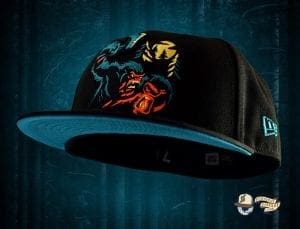 Sasquatch Black 59Fifty Fitted Cap by Noble North x New Era Side