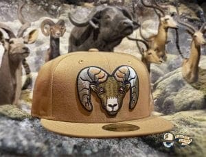 Bighorns Wheat Black 59Fifty Fitted Hat by Dionic x New Era