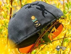 B's Black Orange 59Fifty Fitted Hat by Dionic x New Era Back