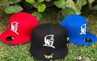 Kamehameha Black Red Blue 59Fifty Fitted Cap by Fitted Hawaii x New Era