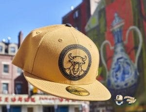 Minotaur Tan Black 59Fifty Fitted Hat by Dionic x New Era Front