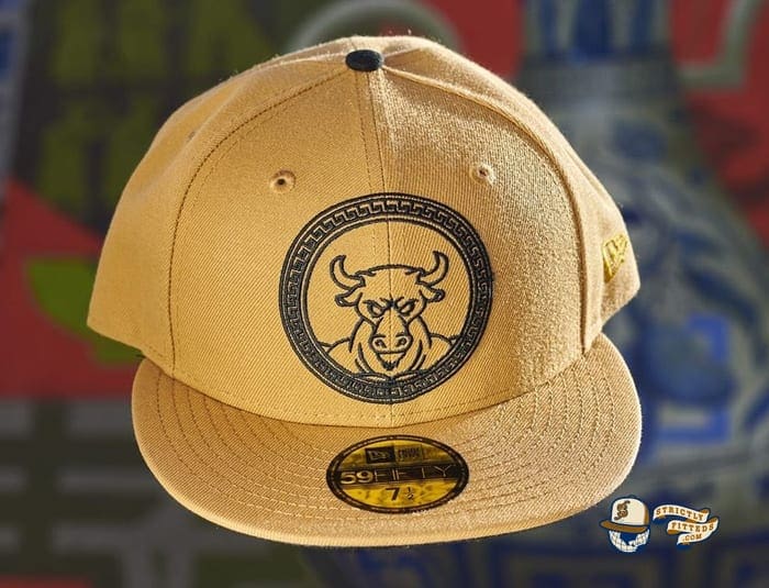 Minotaur Tan Black 59Fifty Fitted Hat by Dionic x New Era