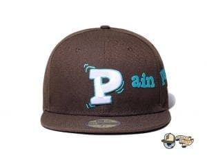 Pain Pain Go Away Walnut 59Fifty Fitted Cap by Vertical Garage x New Era
