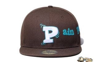 Pain Pain Go Away Walnut 59Fifty Fitted Cap by Vertical Garage x New Era