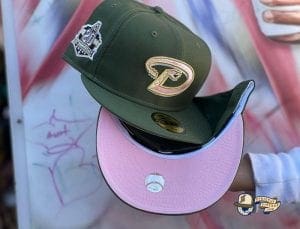 Pink Bottom Special 59Fifty Fitted Cap Collection by MLB x Exclusive Fitted x New Era Diamondbacks