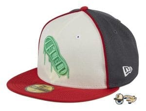Hadleys Hope Stompers White Cardinal 59Fifty Fitted Hat by Dionic x New Era Left