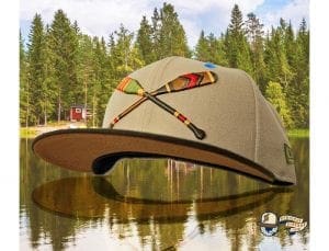 Lake Paddles 59Fifty Fitted Cap by Noble North x New Era Brown