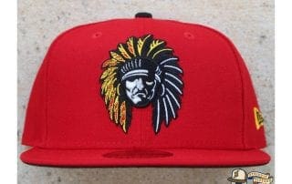 Shadow Chief Red 59Fifty Fitted Cap by 4our Crnr x New Era
