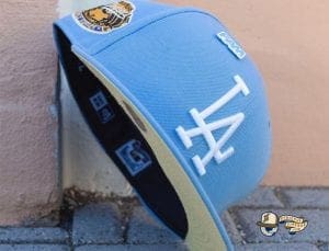 Fam Cap Store Exclusive MLB Sky Blue 59Fifty Fitted Cap Collection by MLB x New Era Dodgers