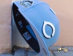 Fam Cap Store Exclusive MLB Sky Blue 59Fifty Fitted Cap Collection by MLB x New Era Reds