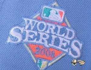 Fam Cap Store Exclusive MLB Sky Blue 59Fifty Fitted Cap Collection by MLB x New Era WorldSeries