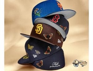 New Era FELT X Atlanta Braves Butterfly Fitted Hat