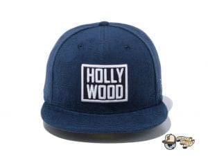 Hollywood 59Fifty Fitted Cap by New Era Navy