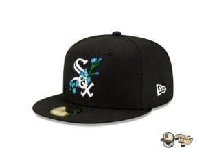 MLB Side Patch Bloom 59Fifty Fitted Cap Collection by MLB x New Era WhiteSox