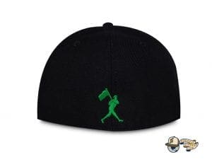 Pandas Black Fitted Cap by Baseballism Back