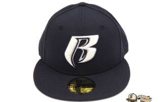Ruff Ryders Ent Navy White 59Fifty Fitted Cap by Ruff Ryders x New Era