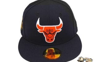 Chicago Bulls Custom Navy 59Fifty Fitted Cap by NBA x New Era