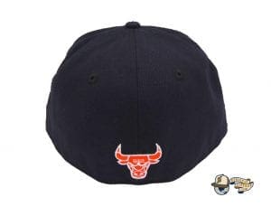 Chicago Bulls Custom Navy 59Fifty Fitted Cap by NBA x New Era Back