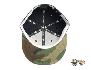 Kamehameha Navy Woodland Camo 59Fifty Fitted Hat by Fitted Hawaii x New Era Undervisor