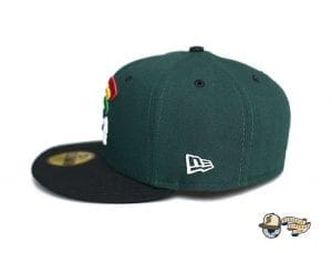 Mua Dark Green Black 59Fifty Fitted Cap by Fitted Hawaii x New Era Left