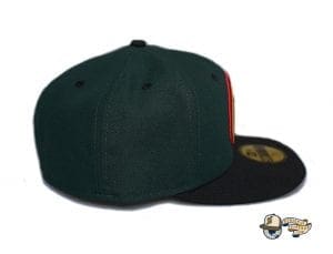 Mua Dark Green Black 59Fifty Fitted Cap by Fitted Hawaii x New Era Right