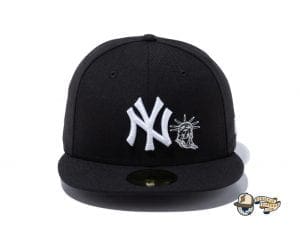 New York Yankees Statue Of Liberty 59Fifty Fitted Cap by MLB x New Era Black