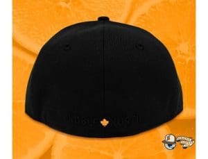 North Star Black Orange 59Fifty Fitted Cap by Noble North x New Era Back