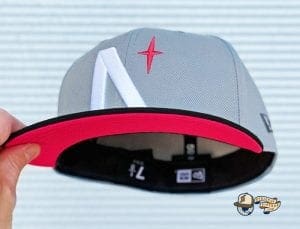 North Star Grey Black 59Fifty Fitted Cap by Noble North x New Era Infrared