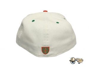 WESN White Kelly Green Orange 59Fifty Fitted Cap by Fitted Hawaii x New Era Back