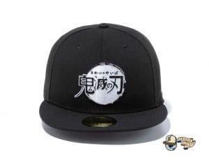 Demon Slayer Kimetsu No Yaiba 59Fifty Fitted Hat Collection by Demon Boy Kimetsu No Yaiba x New Era Black