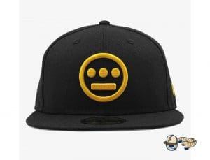 Hiero Black Yellow 59Fifty Fitted Hat by Hieroglyphics x New Era Front