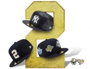 MLB Derek Jeter New York Yankees Tribute 59Fifty Fitted Hat Collection by MLB x New Era
