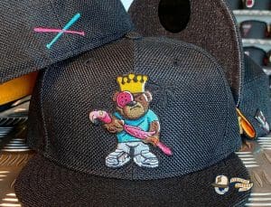 JustFitteds Exclusive Berlin Bear Flamingo Edition 59Fifty Fitted Hat by JustFitteds x New Era
