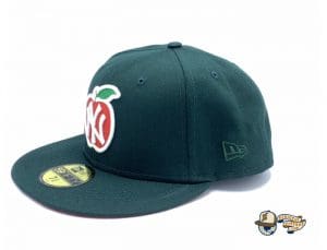 New York Yankees Apple Dark Green 59Fifty Fitted Hat by MLB x New Era Left