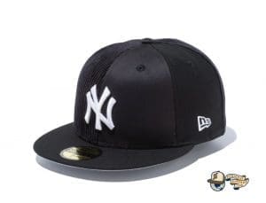 Multi-fabric Pinwheel New York Yankees 59Fifty Fitted Hat by MLB x New Era