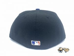 New York Mets Black Royal 59Fifty Fitted Hat by MLB x New Era Back