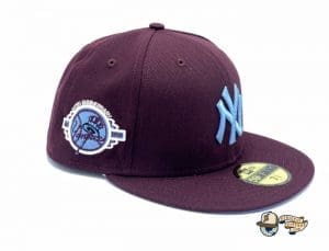 New York Yankees 100 Anniversary Maroon 59Fifty Fitted Hat by MLB x New Era Right