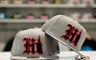 Hi Kame Grey 59Fifty Fitted Hat by 808allday x New Era