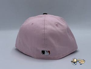 New York Yankees Pink Walnut Scarlet 59Fifty Fitted Hat by MLB x New Era Back