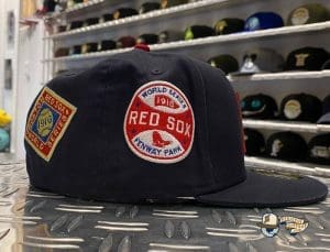 MLB World Series Patch 59Fifty Fitted Hat Collection by MLB x New Era RedSox