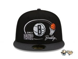 NBA Two-Tone Hoops 59Fifty Fitted Hat Collection by NBA x New Era Front